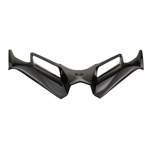 Planet Gates bright black Motorcycle Winglet Aerodynamic Wing Kit Spoiler Motor Accessories For KawasakiNinja 300 Ninja250 NINJA300/250 EX300 2013-2017