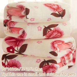 Planet Gates Bright Red / 70cm*100cm 1pc Print Personality Flannel Blanket, Soft Warm Throw Blanket Nap Blanket For Couch Sofa Office Bed Camping Travel, Multi-purpose Gift Blanket For All Season