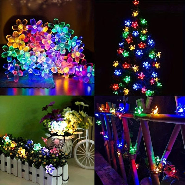Planet Gates Brighten Up Your Outdoor Space With This 1pc Solar Garden Flower Light String