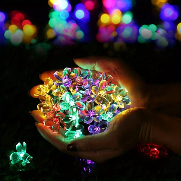 Planet Gates Brighten Up Your Outdoor Space With This 1pc Solar Garden Flower Light String