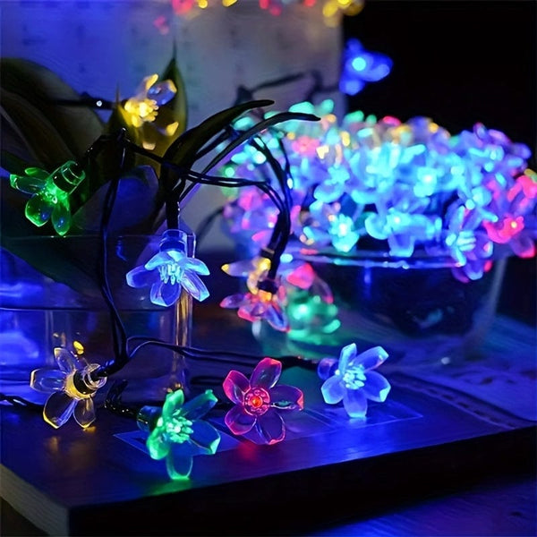 Planet Gates Brighten Up Your Outdoor Space With This 1pc Solar Garden Flower Light String