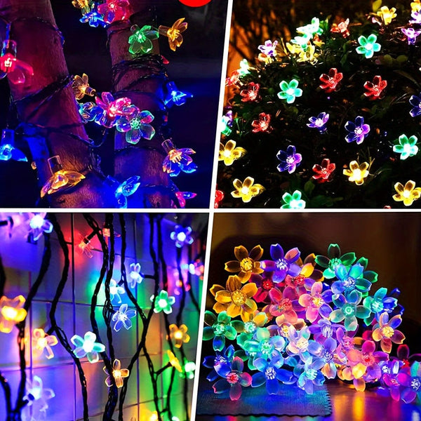 Planet Gates Brighten Up Your Outdoor Space With This 1pc Solar Garden Flower Light String