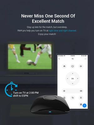 Planet Gates BroadLink RM4 Pro RM4 mini HTS2 Temp and Humidity Sensor  Version Wireless Universal Remote Hub with Smart Home Solution