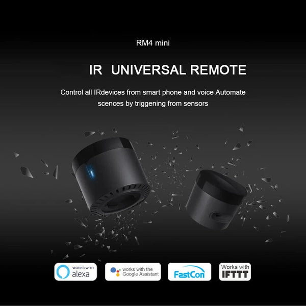 Planet Gates BroadLink RM4 Pro RM4 mini HTS2 Temp and Humidity Sensor  Version Wireless Universal Remote Hub with Smart Home Solution