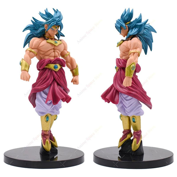Planet Gates Broli no box 20cm Dragon Ball Figure Broli Super Saiyan Standing Posture Blue Hair Collection Toy PVC Action Model Dolls for Kids Xmas Gifts