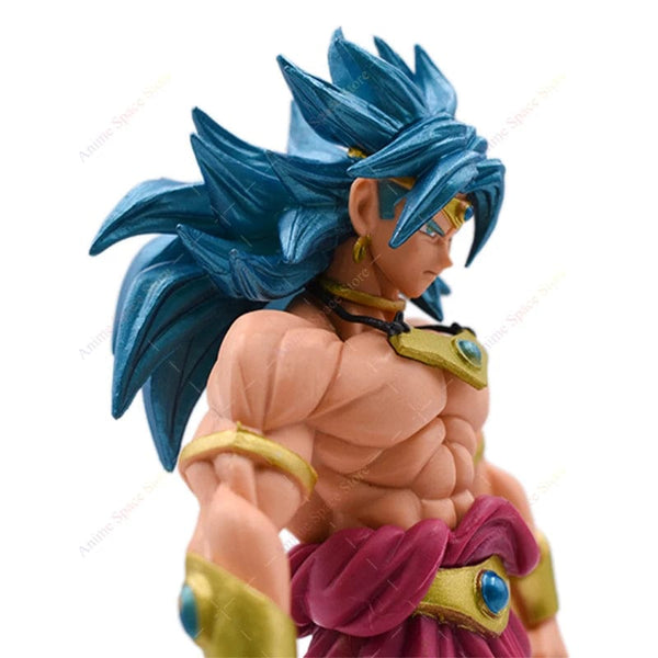 Planet Gates Broli no box 20cm Dragon Ball Figure Broli Super Saiyan Standing Posture Blue Hair Collection Toy PVC Action Model Dolls for Kids Xmas Gifts