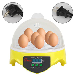 Planet Gates Brooder for Chicken Duck Bird Pigeon Poultry Incubator Adjustable Digital Temperature Mini Egg Incubator Automatic 7 Egg