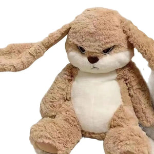 Planet Gates brown / 35cm 35CM Cute Long Ears Bunny Plush Toy Long Hair Large Seeping Pillow Rabbit Animal Doll To Give Children Christmas Birthday Gift