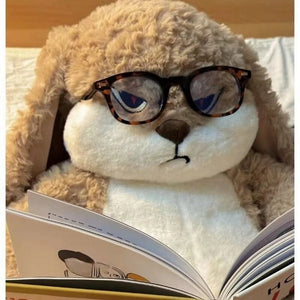 Planet Gates brown / 35cm 35CM Cute Long Ears Bunny Plush Toy Long Hair Large Seeping Pillow Rabbit Animal Doll To Give Children Christmas Birthday Gift