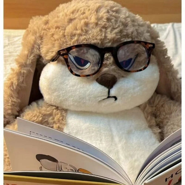 Planet Gates brown / 35cm 35CM Cute Long Ears Bunny Plush Toy Long Hair Large Seeping Pillow Rabbit Animal Doll To Give Children Christmas Birthday Gift