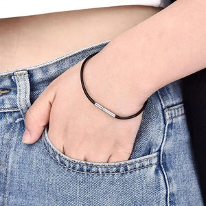 Planet Gates Brown 3mm / 22cm Jiayiqi Handmade Leather Waxed Cord Bracelets Lucky Rope Bracelet & Bangles For Women Men Wax Cord Thread Bracelets