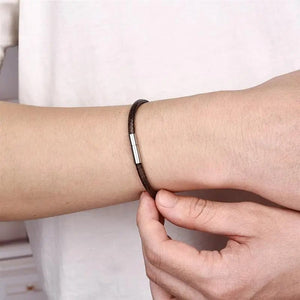 Planet Gates Brown 3mm / 22cm Jiayiqi Handmade Leather Waxed Cord Bracelets Lucky Rope Bracelet & Bangles For Women Men Wax Cord Thread Bracelets