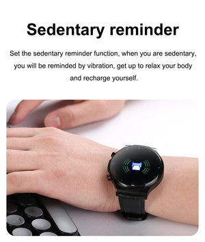 Planet Gates Brown leather 2024 New Laser Treatment Three High Smart Watch Men ECG PPG Heart Rate Blood Sugar Health Tracker Smart Watches For Huawei IOS