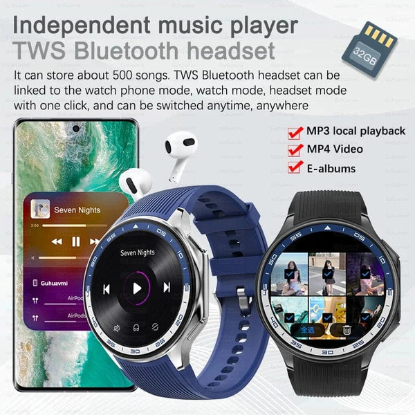 Planet Gates Brown Leather / 32GB OPPO WATCH X For OPPO Watch X Smart Watch 32Gb Memory Music Video Bluetooth Call IP68 Waterproof AMOLED Smartwatch For TWS Earphones 2024 New