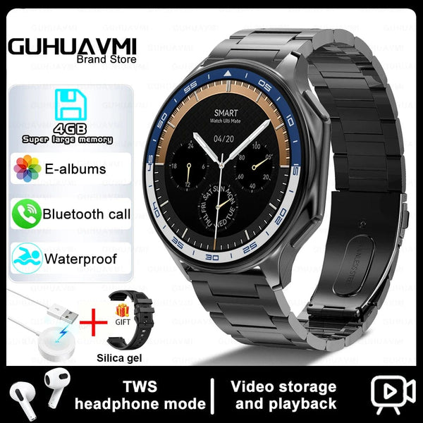 Planet Gates Brown Leather / 32GB OPPO WATCH X For OPPO Watch X Smart Watch 32Gb Memory Music Video Bluetooth Call IP68 Waterproof AMOLED Smartwatch For TWS Earphones 2024 New