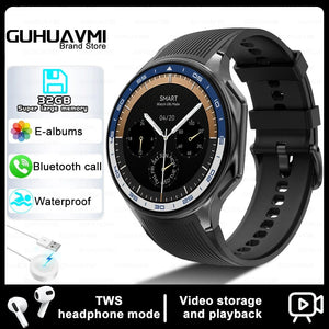 Planet Gates Brown Leather / 32GB OPPO WATCH X For OPPO Watch X Smart Watch 32Gb Memory Music Video Bluetooth Call IP68 Waterproof AMOLED Smartwatch For TWS Earphones 2024 New