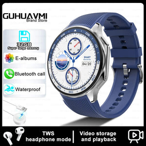 Planet Gates Brown Leather / 32GB OPPO WATCH X For OPPO Watch X Smart Watch 32Gb Memory Music Video Bluetooth Call IP68 Waterproof AMOLED Smartwatch For TWS Earphones 2024 New
