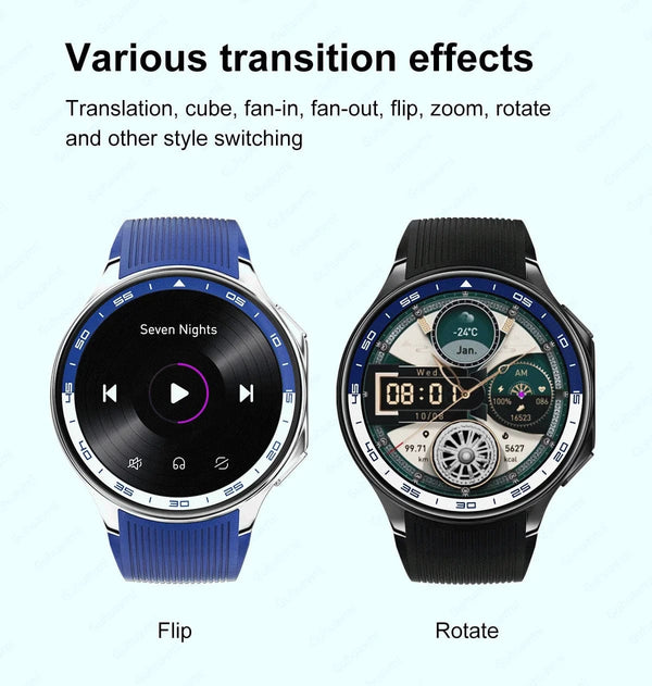 Planet Gates Brown Leather / 32GB OPPO WATCH X For OPPO Watch X Smart Watch 32Gb Memory Music Video Bluetooth Call IP68 Waterproof AMOLED Smartwatch For TWS Earphones 2024 New