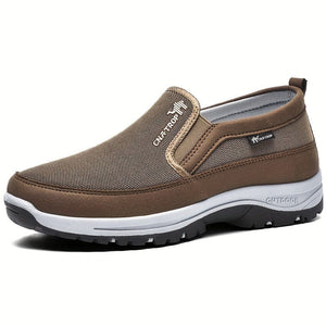 Planet Gates Brownness / CN39(EU38.5) Men's Slip On Comfortable Non-Slip Loafers: Lightweight Breathable Non-slip Casual Shoes For Men's Outdoor Activities
