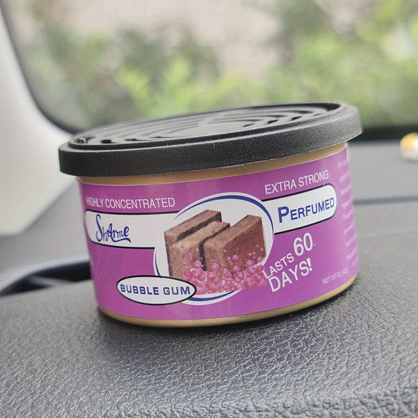 Planet Gates Bubble Gum 1pc Car Air Freshener Jar, Jasmine/ Strawberry/ Bubble Gum/ Vanilla Cherry Aroma Diffuser, Car Interior Accessories