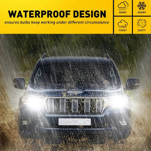 Planet Gates Built-In Fan 2PCS / H11 H4 H7 H11 LED Headlight  H9 H8 9005 HB3 9006 HB4 Canbus 30000LM Plug&Play High Low Beam Motorcycle Bulb 6500K Car Lamp 12V 24V