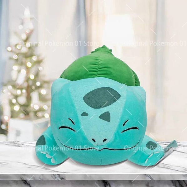 Planet Gates Bulbasaur 1 30cm Original Pokemon Plush Bulbasaur Soft Anime Dolls Stuffed Animal Kawaii Throw Pillow Birthday Gift for Kids