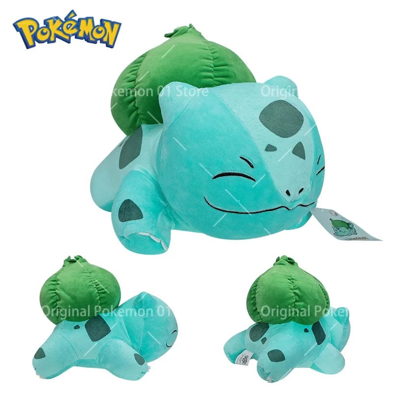 Planet Gates Bulbasaur 1 30cm Original Pokemon Plush Bulbasaur Soft Anime Dolls Stuffed Animal Kawaii Throw Pillow Birthday Gift for Kids