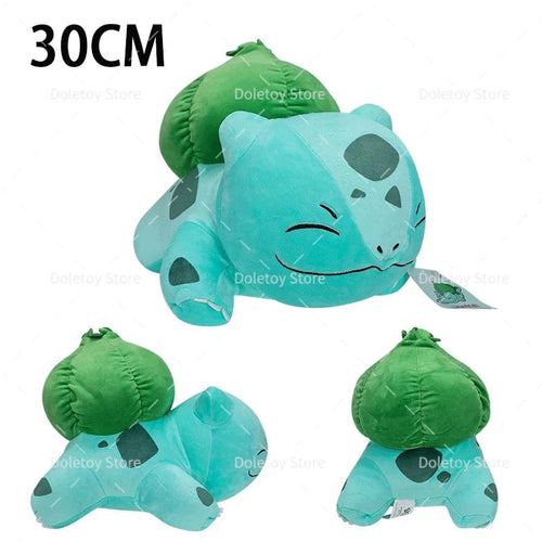 Planet Gates Bulbasaur 1 30cm Original Pokemon Plush Bulbasaur Soft Anime Dolls Stuffed Animal Kawaii Throw Pillow Birthday Gift for Kids