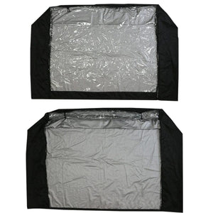 Planet Gates Bunny Rabbit Hutch Cover for Winter Garden Outdoor Waterproof Small Animal Cage Crate Cover UV Resistant Heavy Duty Pets