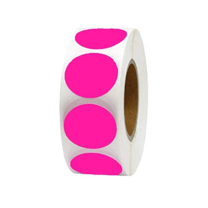 Planet Gates Burgundy 12 Colors 500Pcs/Roll Chroma Label Color Code Dot Labels Stickers Can Writing 1 Inch Teacher Office Supplies Stationery Sticker