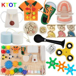 Planet Gates Busy Board Accessories Montessori Activity Board Components Baby Life Skills Training Early Education Toys DIY Busy Bord