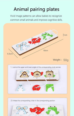 Planet Gates Busy Board Diy Material Accessories Montessori Teaching Aids Baby Early Education Learning Skill Toy Part Wooden Board Games