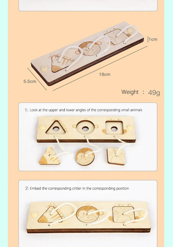 Planet Gates Busy Board Diy Material Accessories Montessori Teaching Aids Baby Early Education Learning Skill Toy Part Wooden Board Games