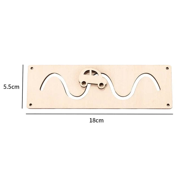 Planet Gates Busy Board Montessori DIY Wooden Accessories Early Education Toys Learning And Education Exercise Hand-On Ability Children's Toy