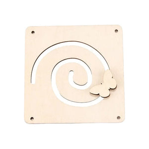 Planet Gates Busy Board Montessori DIY Wooden Accessories Early Education Toys Learning And Education Exercise Hand-On Ability Children's Toy