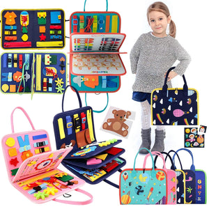 Planet Gates Busy Board Montessori Toys for Toddlers Sensory Toy Preschool Learning Educational Travel Activities For Boys Fine Motor Skills