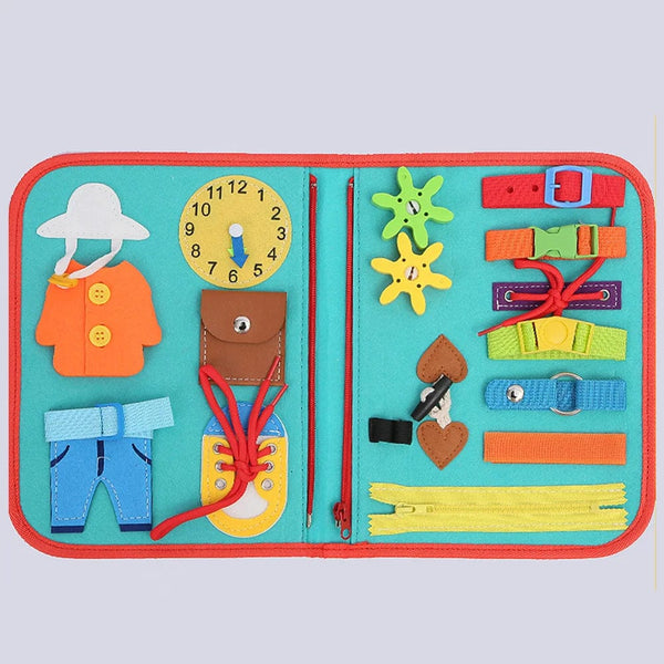 Planet Gates Busy Board Montessori Toys for Toddlers Sensory Toy Preschool Learning Educational Travel Activities For Boys Fine Motor Skills