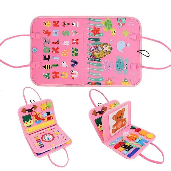 Planet Gates Busy Board Montessori Toys for Toddlers Sensory Toy Preschool Learning Educational Travel Activities For Boys Fine Motor Skills