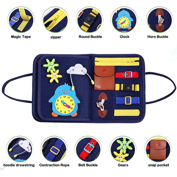 Planet Gates Busy Board Montessori Toys for Toddlers Sensory Toy Preschool Learning Educational Travel Activities For Boys Fine Motor Skills