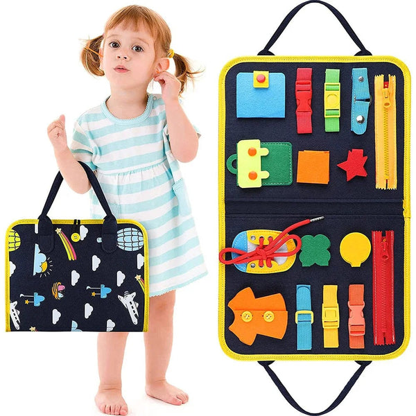 Planet Gates Busy Board Montessori Toys for Toddlers Sensory Toy Preschool Learning Educational Travel Activities For Boys Fine Motor Skills