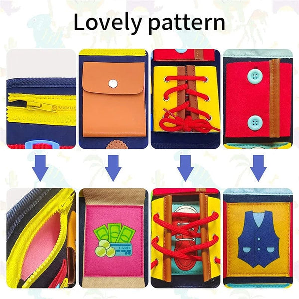 Planet Gates Busy Board Montessori Toys for Toddlers Sensory Toy Preschool Learning Educational Travel Activities For Boys Fine Motor Skills