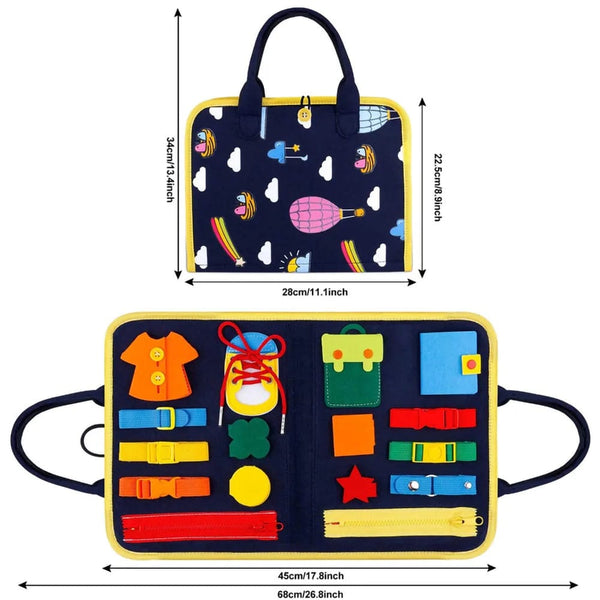 Planet Gates Busy Board Montessori Toys for Toddlers Sensory Toy Preschool Learning Educational Travel Activities For Boys Fine Motor Skills