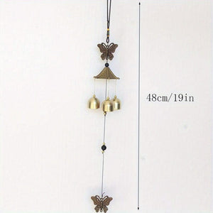 Planet Gates Butterfly 1pc Owl Hanging Wind Chimes For Outside, WindChimes Outdoors, Memorial Wind Chime For Patio, Lawn, Garden Decoration Gifts