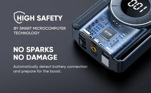 Planet Gates Buture 4 In 1 Jump Starter 150PSI Pump Air Compressor 20000mAh Power Bank 2500A Starting Device 15V Digital Tire Inflator