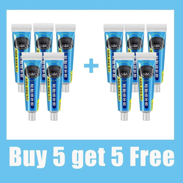 Planet Gates Buy 3 get 2 free Tire Repair Black Glue Strong Rubber Wear-resistant Non-corrosive Car Instant Strong Tools Adhesive Instant Bond Repair