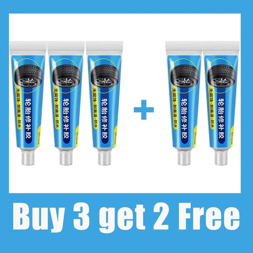 Planet Gates Buy 3 get 2 free Tire Repair Black Glue Strong Rubber Wear-resistant Non-corrosive Car Instant Strong Tools Adhesive Instant Bond Repair