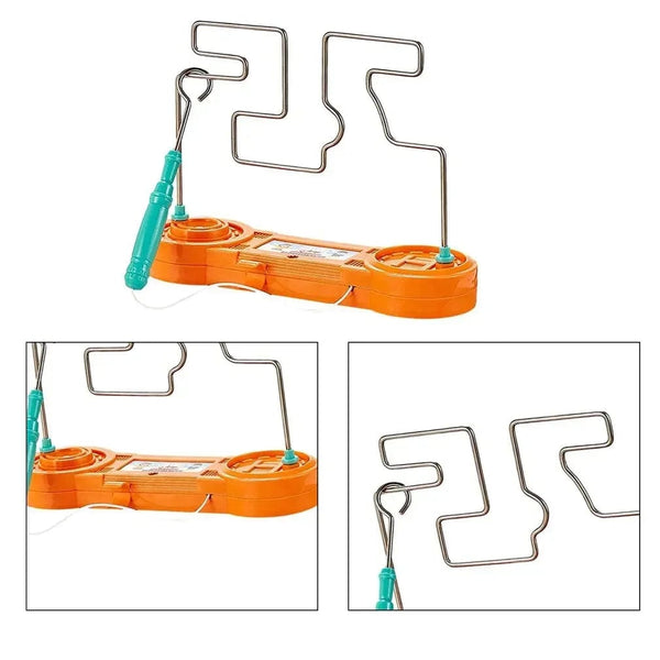 Planet Gates Buzz Wire Game Kids Collision Electric Shock Maze Touch Game Toy Play in Family Party Boy Girl Gift Circuit Science Experiment
