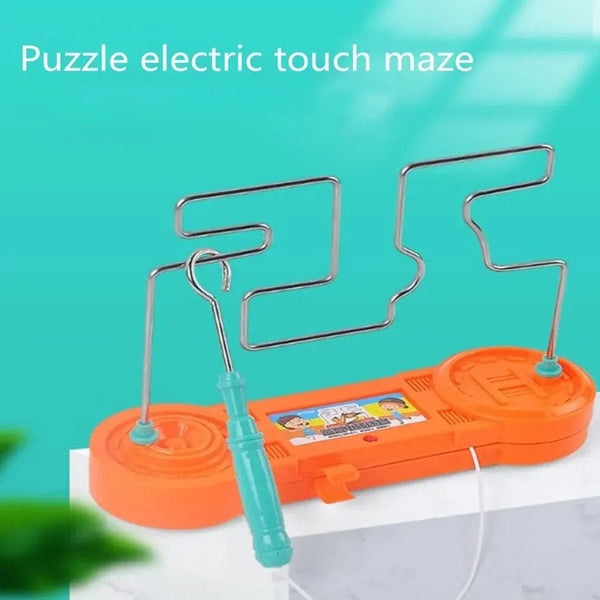 Planet Gates Buzz Wire Game Kids Collision Electric Shock Maze Touch Game Toy Play in Family Party Boy Girl Gift Circuit Science Experiment