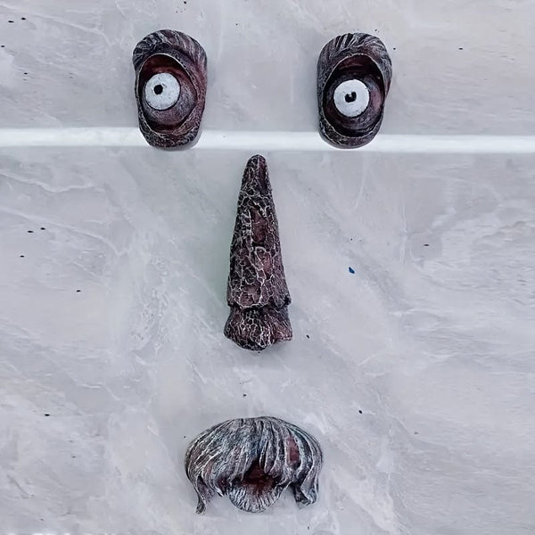 Planet Gates C 1pc, Creative Tree Face Pendant For Outdoor Garden Decoration