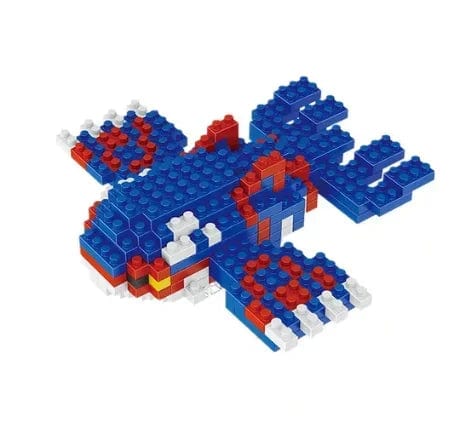 Planet Gates C-312 / with box Pokemon Small Blocks Nanoblock Charizard Kyogre Groudon Rayquaza Model Education Graphics Toys for Kids Birthday Gift Toys